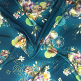 Printed Dress Making Satin, 55" Wide- EMERALD