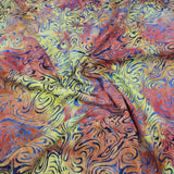 Premium Quality 100% Cotton Bali Batik - 45" Wide - Floral