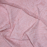 Per Metre Paisley Print, Quilting Cotton, 36" Wide - PINK