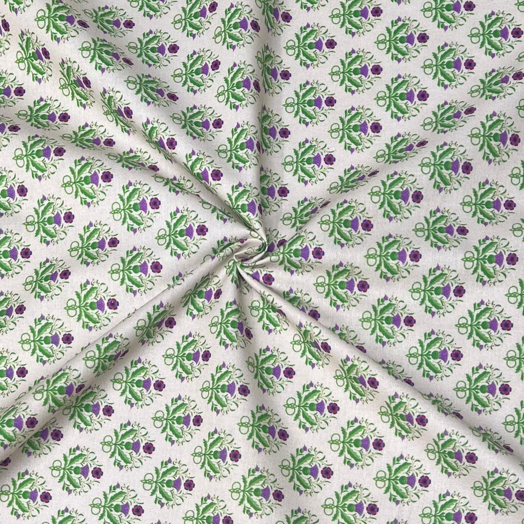 Per Metre Printed, Quilting Cotton, 45" Wide - Floral