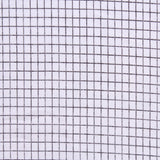 White Small Checks - 100% Polyester Printed Santana Yarn, 150cm Wide, 90GSM