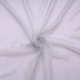 Plain Shimmer Organza Fabric Silver 100% Nylon , 60" Wide