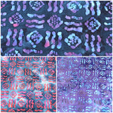 Batik Fabric, Ethnic Symbols, 45" Wide