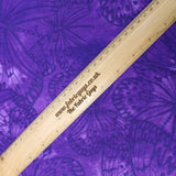 100% Premium Tye-Dye Quilting Cotton - Melody Collection 'Purple'