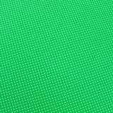 100% Cotton Poplin 'Small Polka Dots' 44" Wide Green