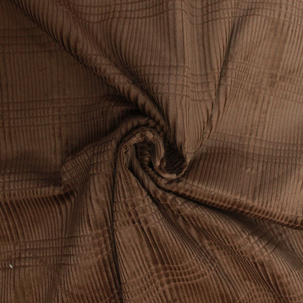 Dark Brown Corduroy 100% Cotton Fabric – Fabrics4Fashion