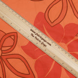 3FOR5 Orange Collection Crepe, 'Animated Floral', 60" Wide