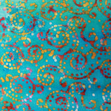 100% Cotton Batik Fabric - Swirls - 44