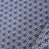 Premium Printed Poly Wool Floral Blue/Grey
