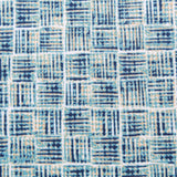 Cubed Blue Print, Polyester Fabric, 60