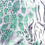 Spotted Tiger, Polyester Fabric, Green