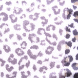 White Cheetah Print, Polyester Fabric, 60