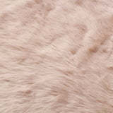 Faux Fur Beige Tint Super Soft High Pile 63" Wide