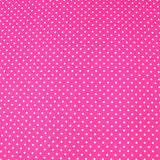 100% Cotton Poplin - Polka - 20 Colours - Pound A Metre