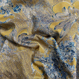 Pound A Metre 3 Metres Luxury Diamante Printed Winter Viscose- 55'' - (Jewel)