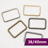 38/ 40mm Metal Strap Connector For Bags- 4 Colours- Pack Of 2