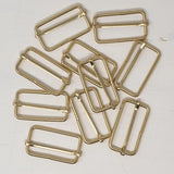 38/40mm Metal Strap Slider For Bags- 4 Colours- Pack Of 2