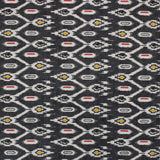 5 Metre, Luxury Zigzag Printed Cotton , (BLACK) 36