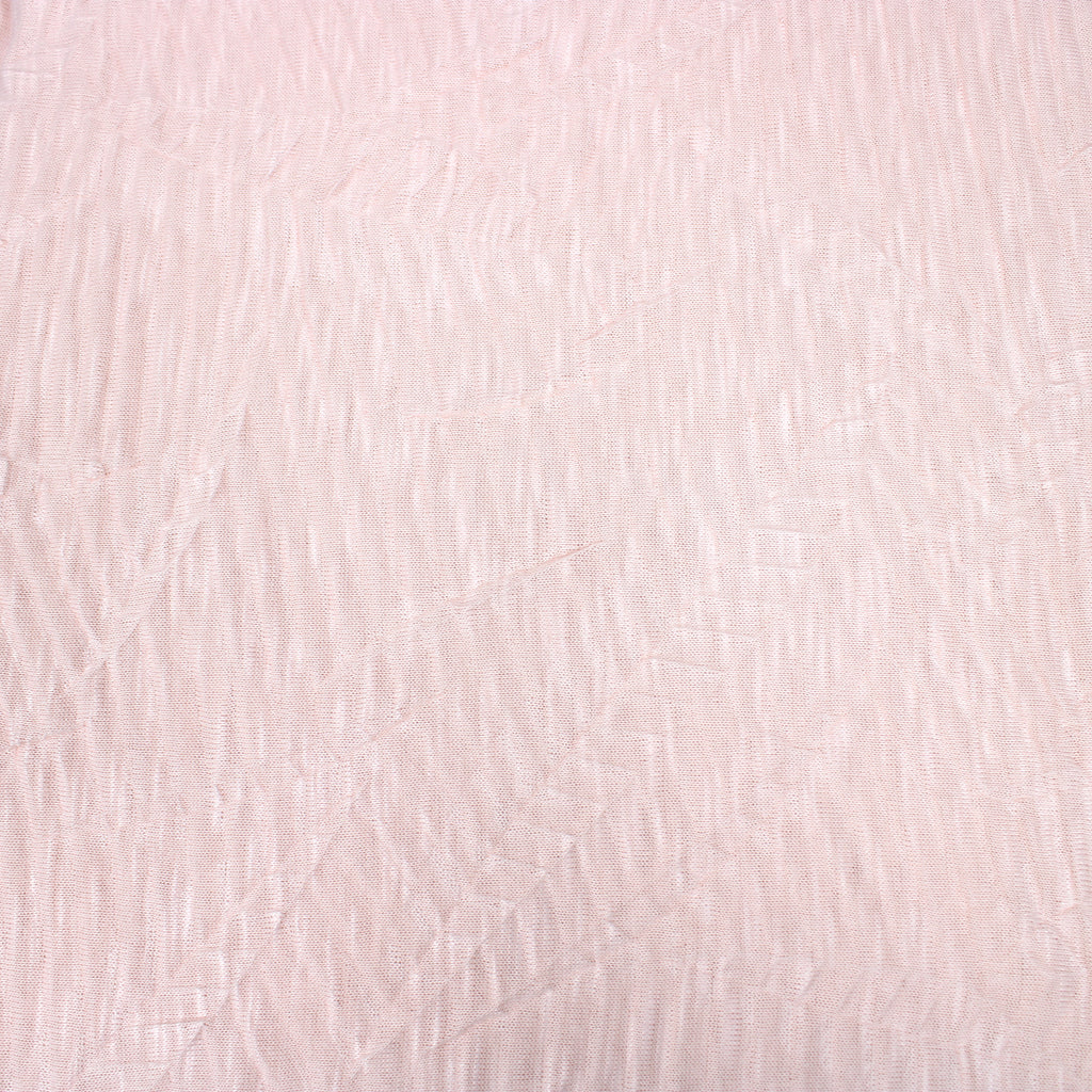 3 Metres Premium Quality, Crinkle Jersey, (BABY PINK) 60" Wide