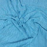 3 Metres Premium Quality, Crinkle Jersey, (BLUE) 60" Wide