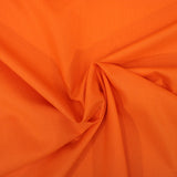 Luxury Plain 100% Cotton - 58" Wide- Orange