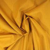 Luxury Plain 100% Cotton - 58" Wide- Gold