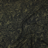 10 Metres Soft Printed Mesh Jersey - 55" Wide (Black & Gold)