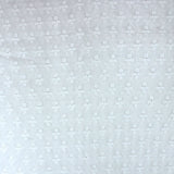 3 Metre Broderie Anglaise Cotton - 45" Wide - White