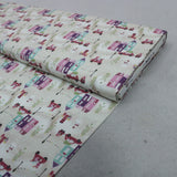 Per Metre Printed, Quilting Cotton, 45" Wide - House