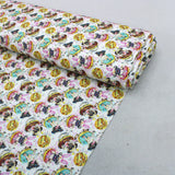 Per Metre Digital Print 100% Cotton - 44" Wide - Dogs & Dougnuts