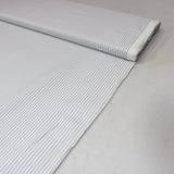 Per Metre Striped Print, Quilting Cotton, 36" Wide - GREY & WHITE