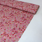 Per Metre Pink Floral, Digital Cotton, 36" Wide - Pink