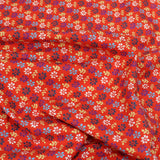 Per Metre Floral Print, Quilting Cotton, 36" Wide - RED