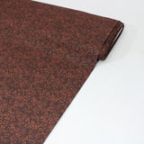 Per Metre Floral Print, Quilting Cotton, 36" Wide - BROWN