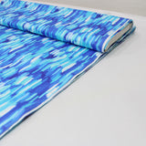 Per Metre Digital Print 100% Cotton - 44" Wide - Colourful Blue