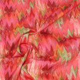 Per Metre Digital Print 100% Cotton - 44" Wide - Colourful Red & Gold