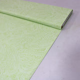 Per Metre Paisley Print, Quilting Cotton, 36" Wide - LIME GREEN