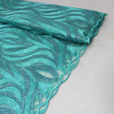3 Metre, Premium Quality Loose Knit Dress Net 60" Wide - Emerald Green