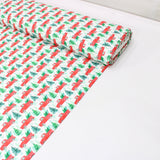 Per Metre Digital Print 100% Christmas  Cotton - 44" Wide - Christmas Cars