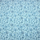 3 Metres, Soft Digital Crystal Crepe, -45" Wide- Blue