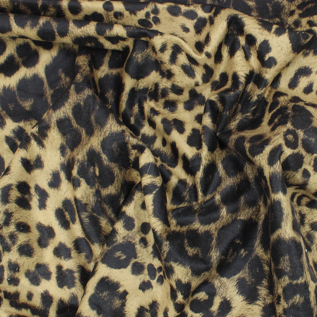 Per Metre Premium Quality 100% Cotton Lawn  60" Wide - Cheetah
