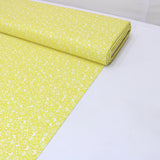 Per Metre Floral Butterfly Print, Quilting Cotton, 36" Wide - Yellow
