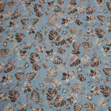 3 Metre, Digital Print Roman Silk , (BLUES) 45" Wide