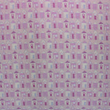 Per metre Quilting Cotton, 'Pink with houses' - 45" Wide