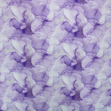 Per metre Quilting Cotton, 'Purple and white' - 45" Wide