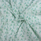 Per metre Quilting Cotton, 'Boats' - 45" Wide