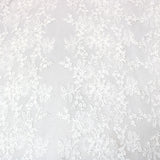 Per Metre Luxury Sequin Bridal Lace- 55" Wide - WHITE FLORAL