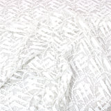 Per Metre Luxury Sequin Bridal Lace- 55" Wide - WHITE