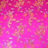 Per Metres Oriental Chinese Brocade - 45" Wide - Pink