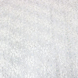 Per Metre Luxury Sequin Bridal Lace- 55" Wide - WHITE DITSY